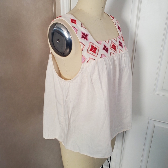 MADEWELL Embroidered Neckline Tank - Picture 6 of 13